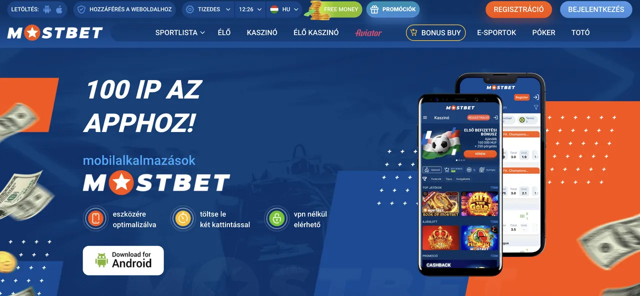 Mostbet mobilalkalmazás